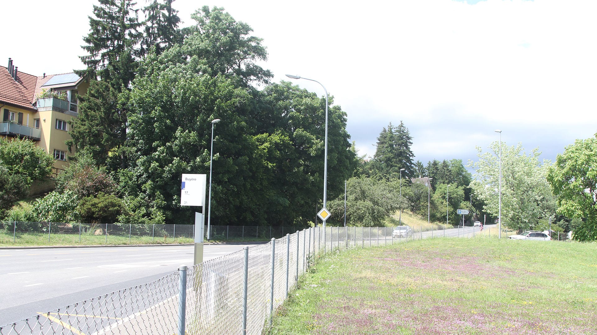 Buyère sol - Travaux Tramway Lausannois - Existant