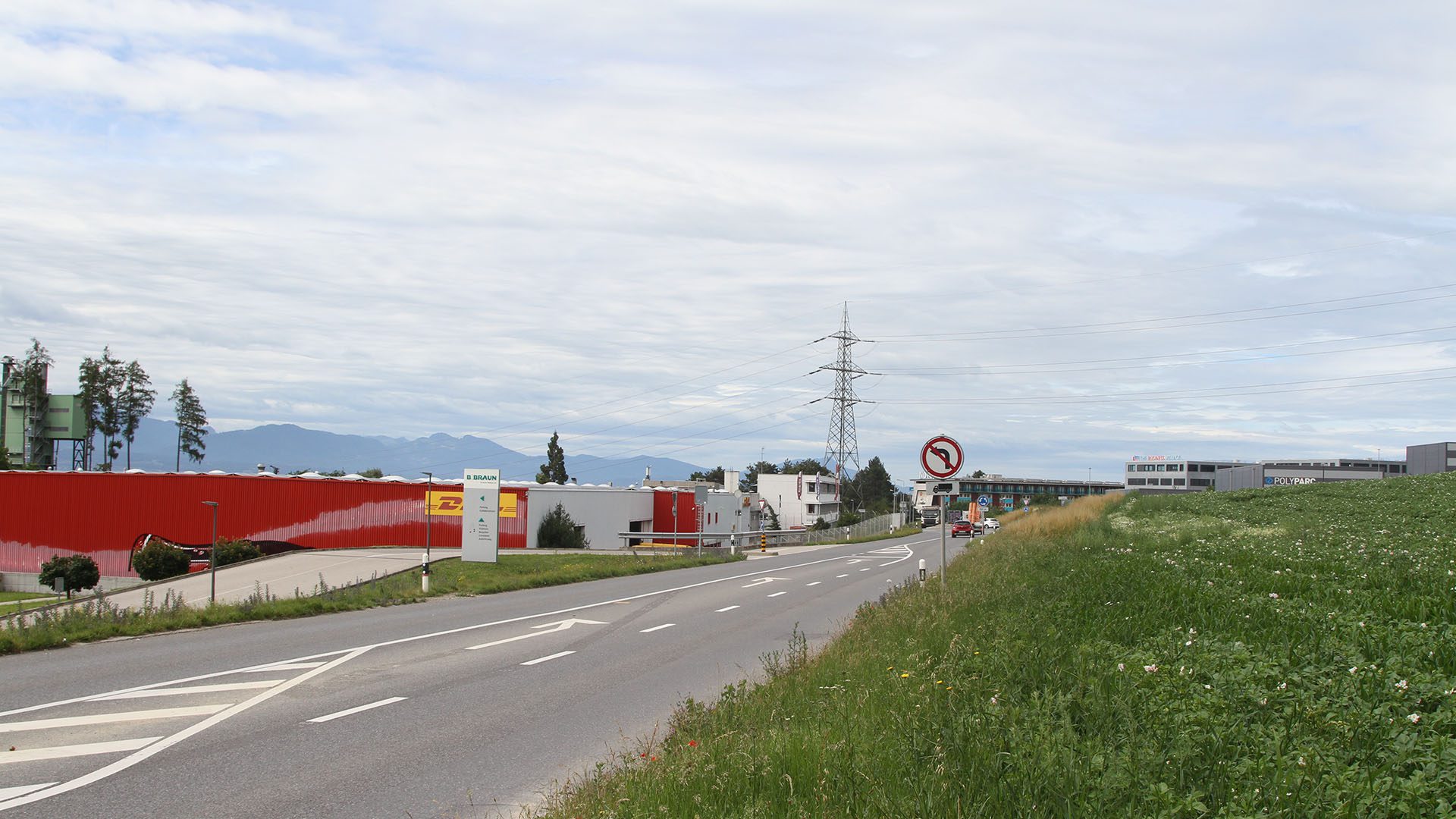 Croix du Péage - Travaux Tramway Lausannois - Existant
