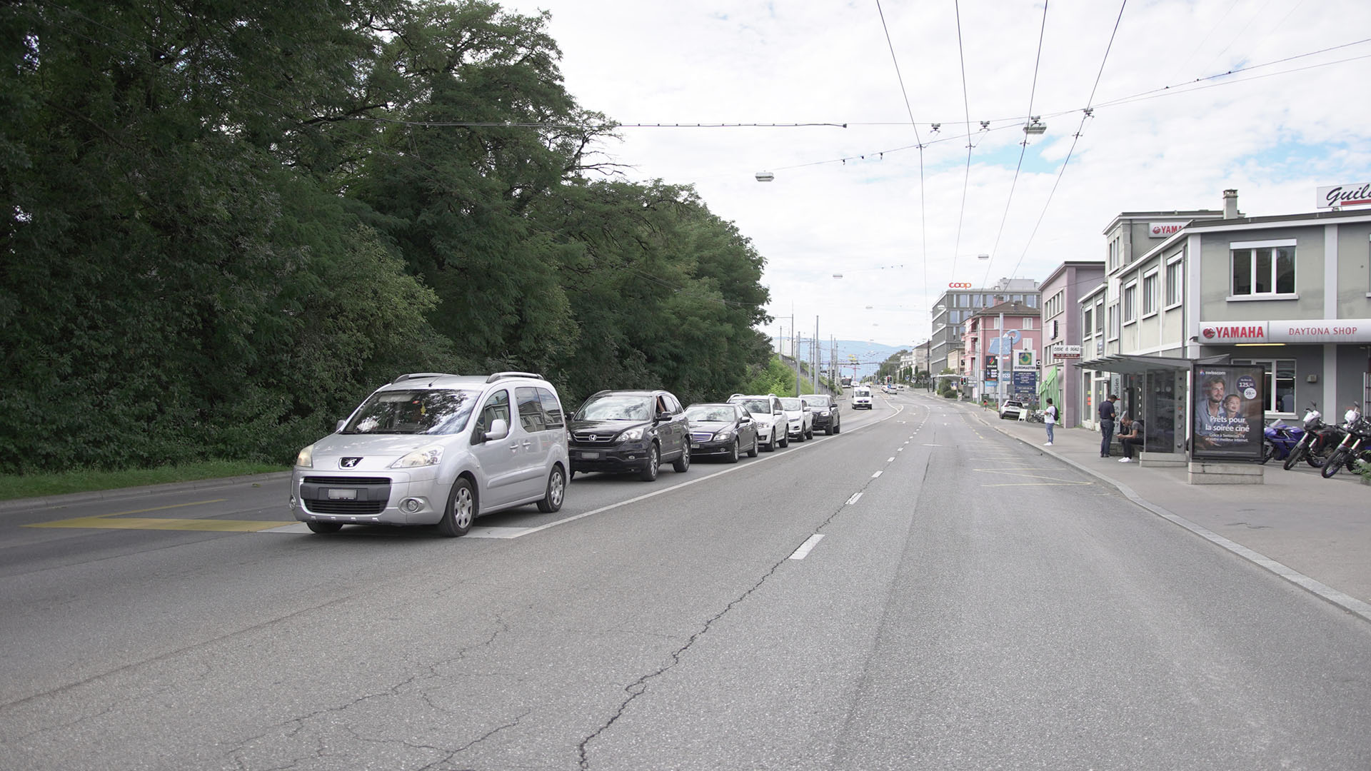 Galicien vue sol - Travaux Tramway Lausannois - Existant