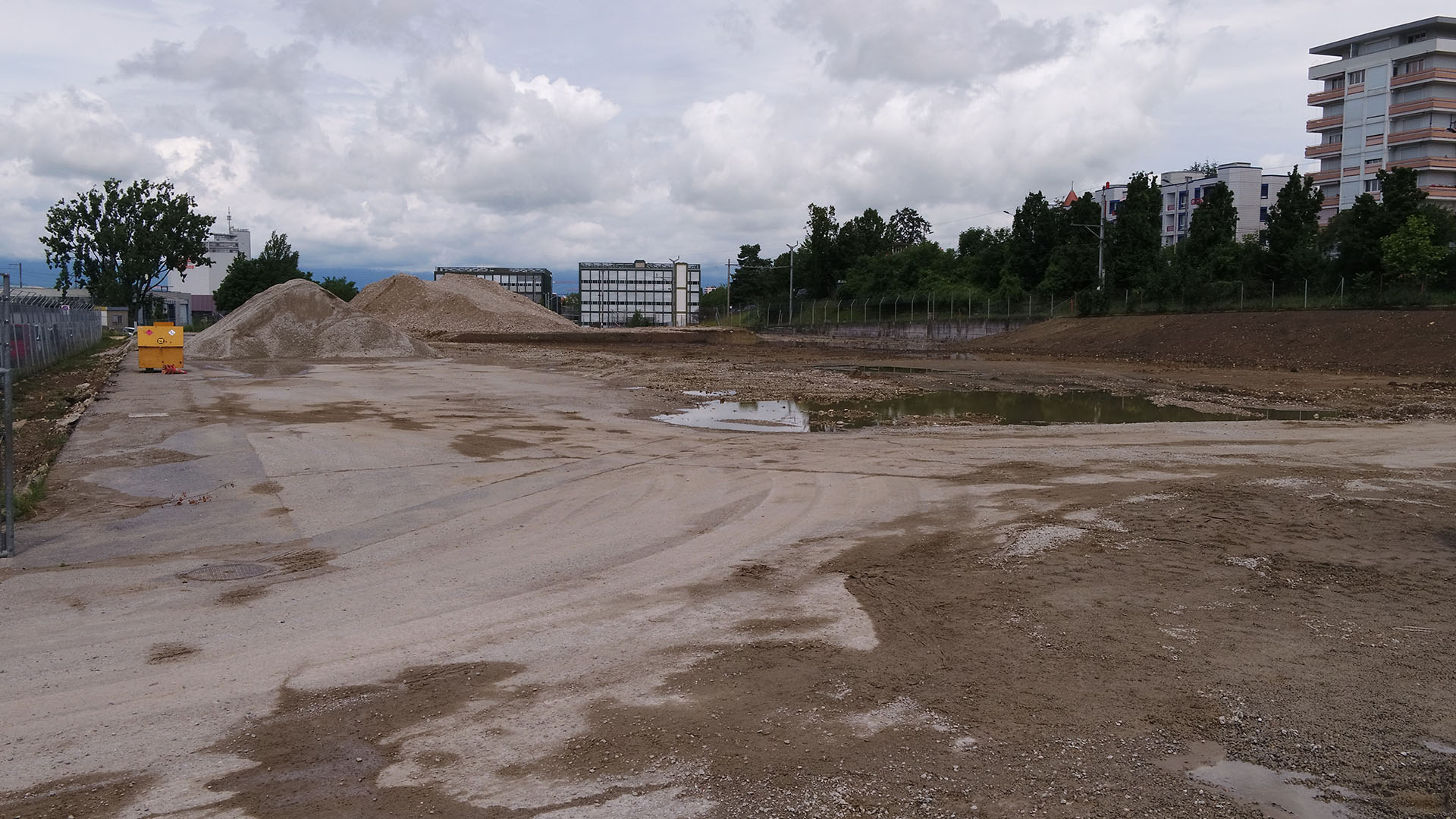 garage atelier - Travaux Tramway Lausannois - Existant