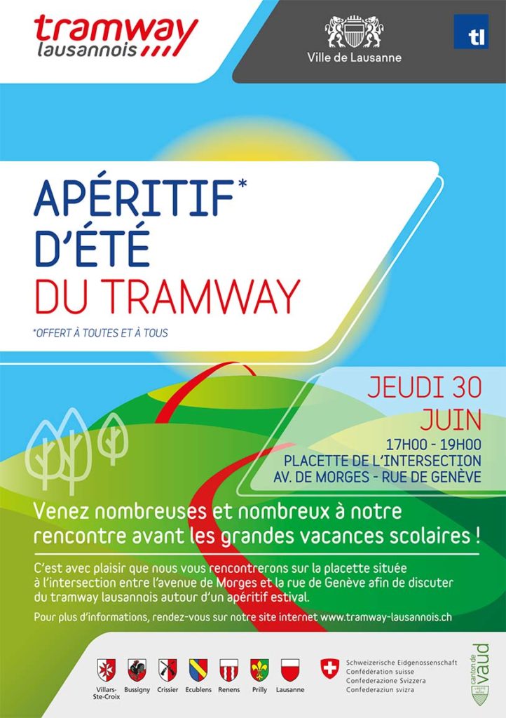 Apéritif d'été du tramway le 30 juin 2022
